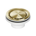 Phoenix 50mm Covered Sink Basket Waste Brushed Gold