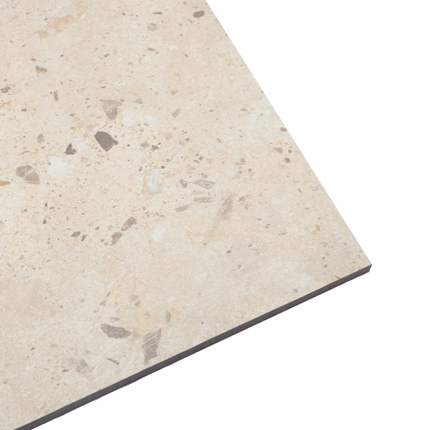 Rockies 600x600 Surface Tec Cream Terrazzo Look Rectified