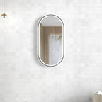 Noosa Metal Frame LED Mirror 900x450 Black