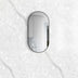 Noosa Framed Mirror 900x450mm Oval Matte Black