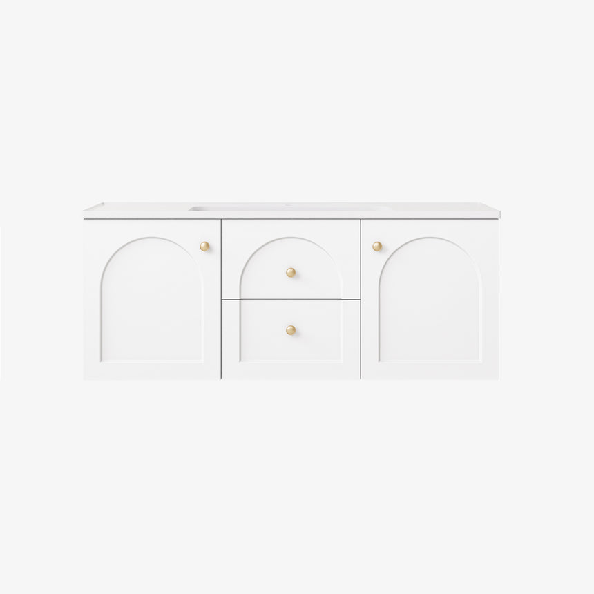 Chester Federation Wall Hung Cabinet Matte White