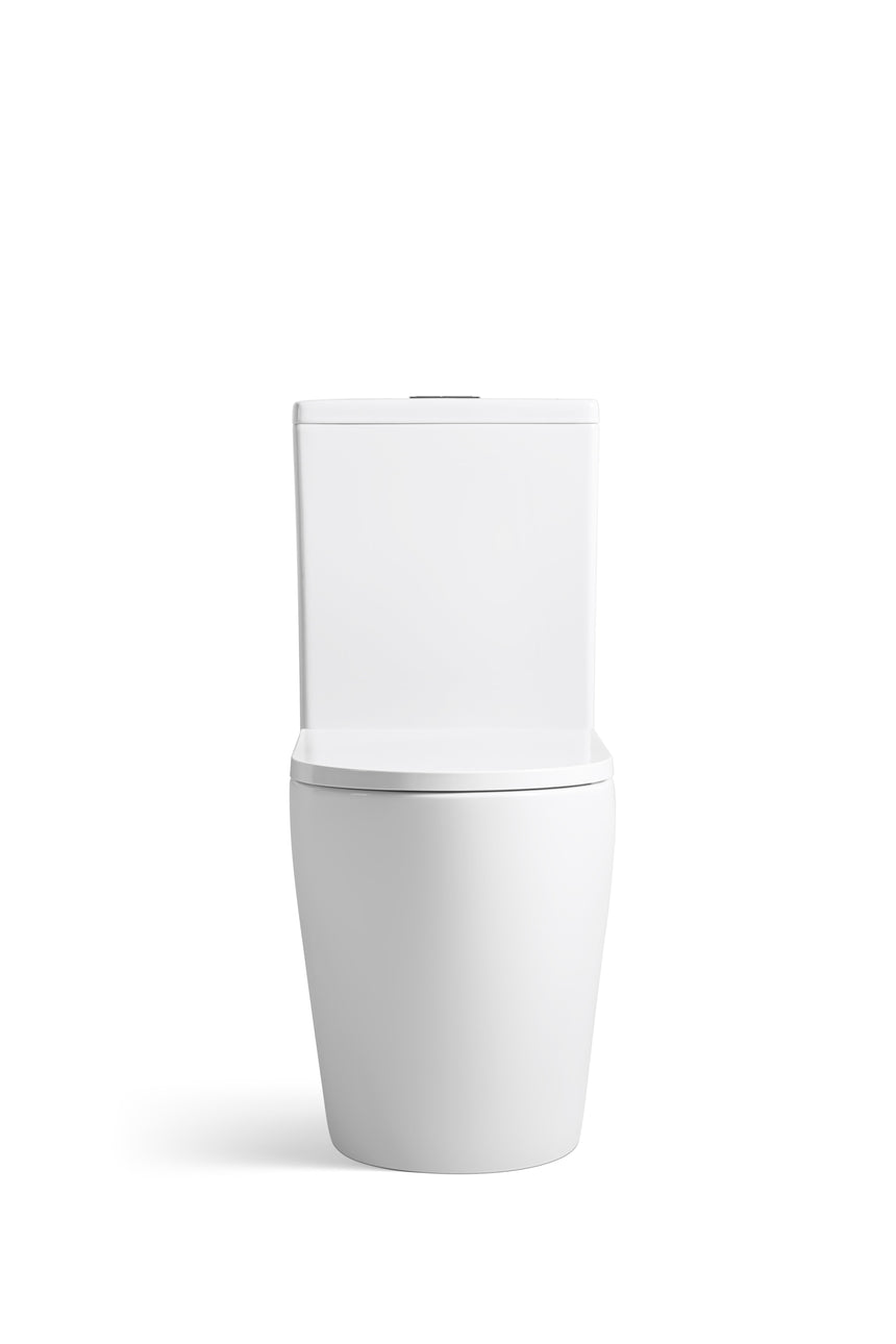 Lukka Acadia Full Rimless Wall Faced Toilet Suite by Tilemall