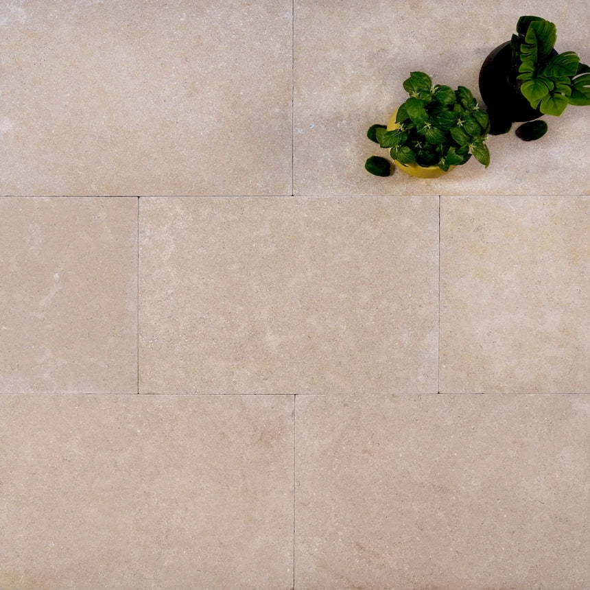 Avani Limestone natural stone surface and installation by Tilemall