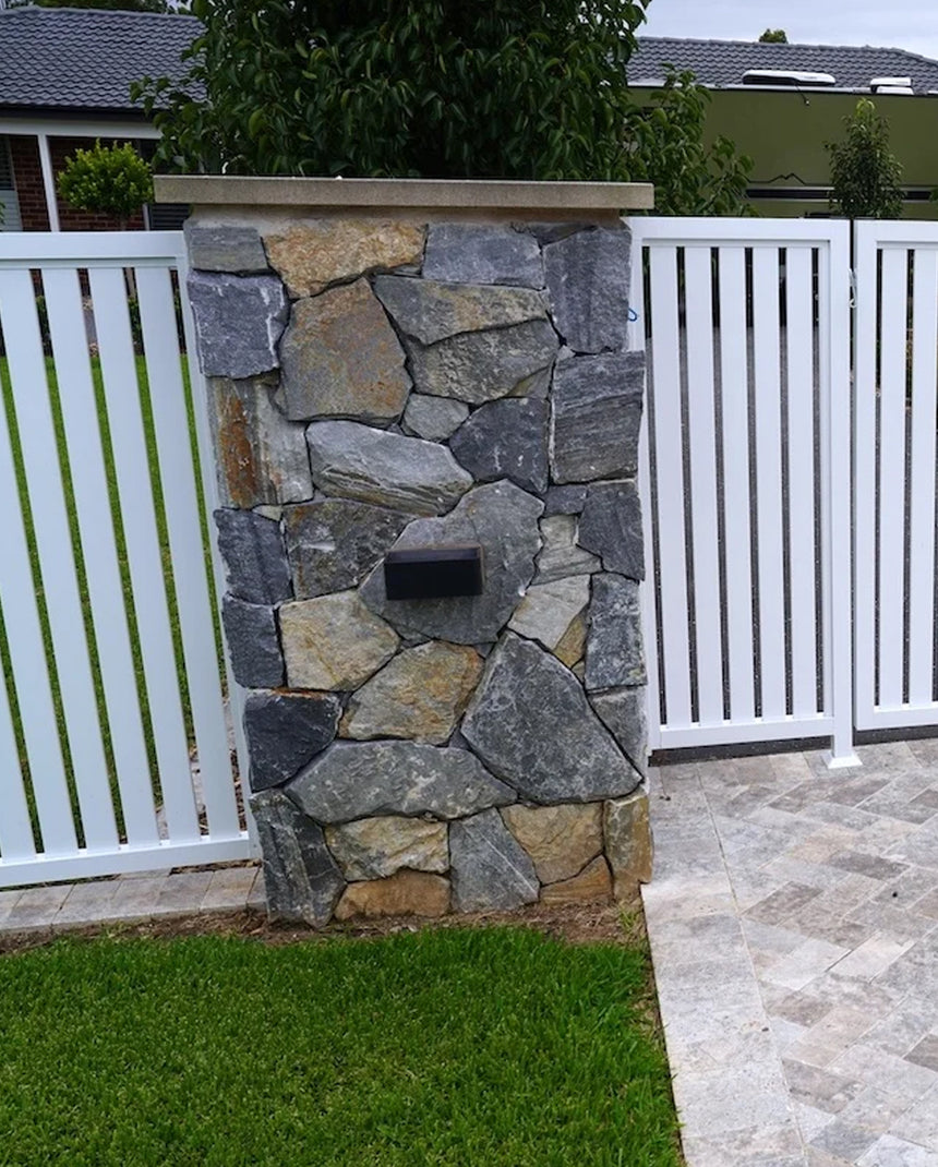 Silver Travertine natural stone surface and installation by Tilemall