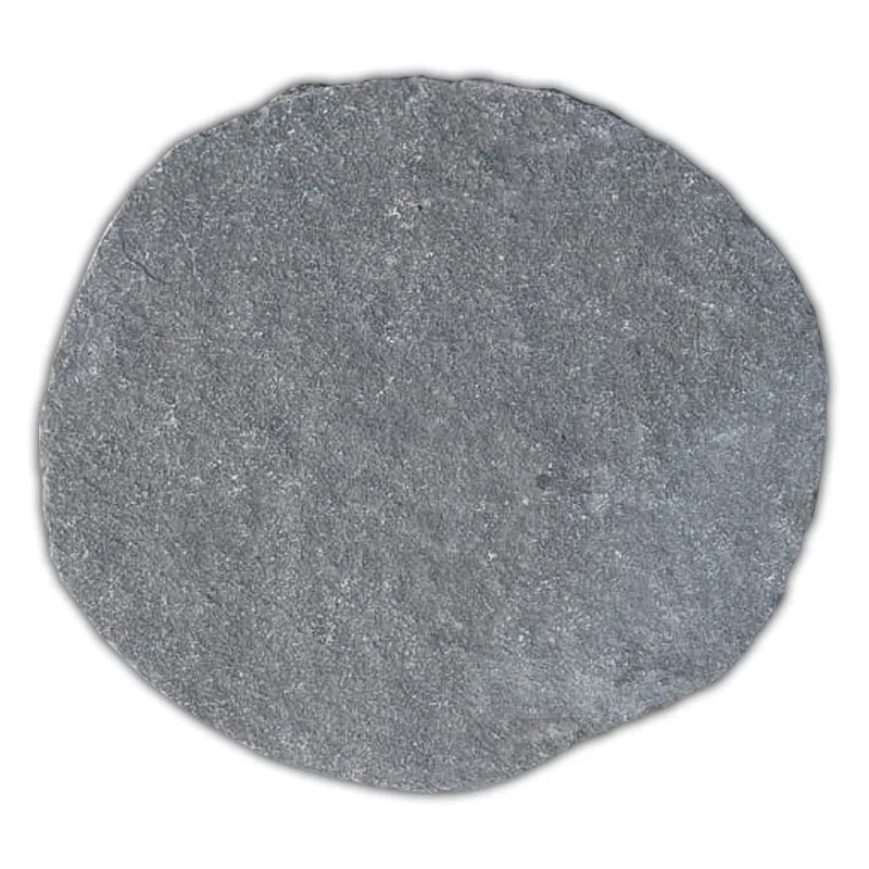 Tandur Grey Limestone Organic Stepping Stones natural stone surface and installation by Tilemall