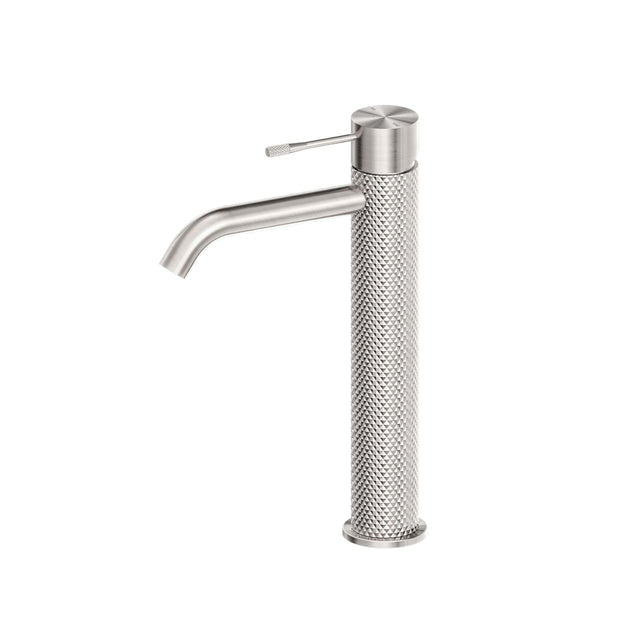 Nero Opal Tall Basin Mixer Brushed Nickel Tapware Nero Default Title