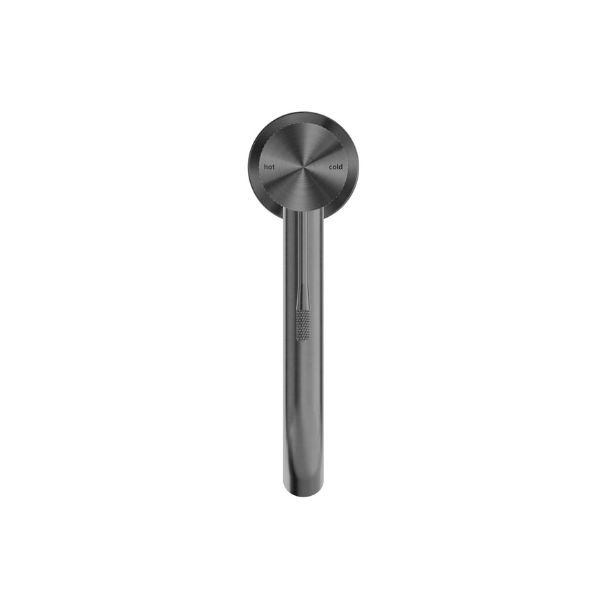 Nero Opal Tall Basin Mixer Graphite Tapware Nero