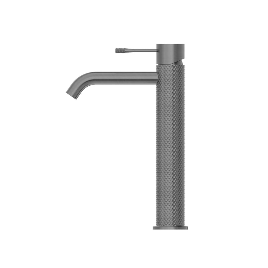 Nero Opal Tall Basin Mixer Graphite Tapware Nero