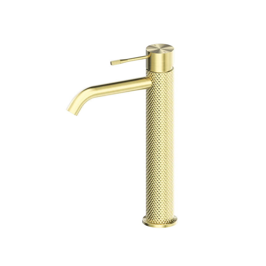 Nero Opal Tall Basin Mixer Brushed Yellow Gold Tapware Nero Default Title