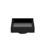 Nero 100mm Square Tile Insert Floor Waste 50mm Outlet Matte Black