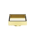Nero 100mm Square Tile Insert Floor Waste 50mm Outlet Brushed Gold