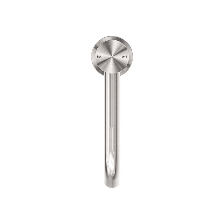 Nero Mecca Tall Basin Mixer Brushed Nickel Tapware Nero