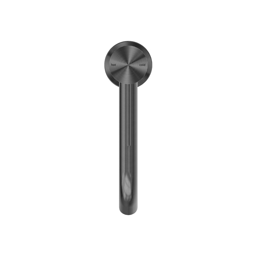 Nero Mecca Tall Basin Mixer Gun Metal Tapware Nero