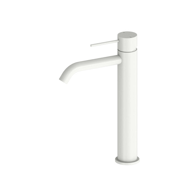 Nero Mecca Tall Basin Mixer Matte White Tapware Nero Default Title