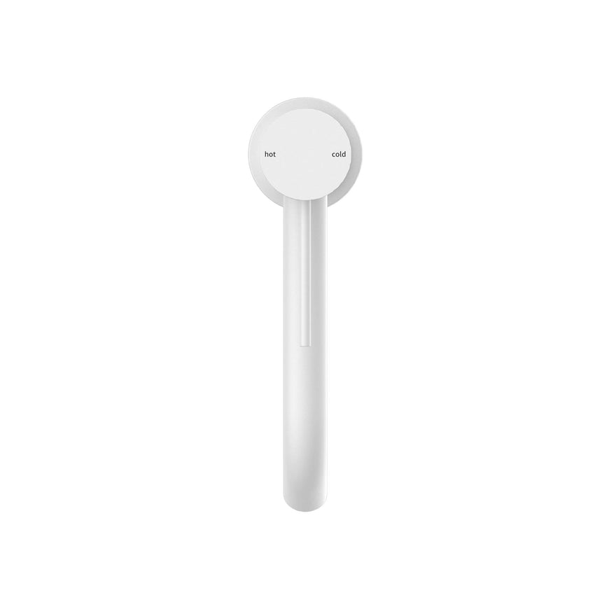 Nero Mecca Tall Basin Mixer Matte White Tapware Nero
