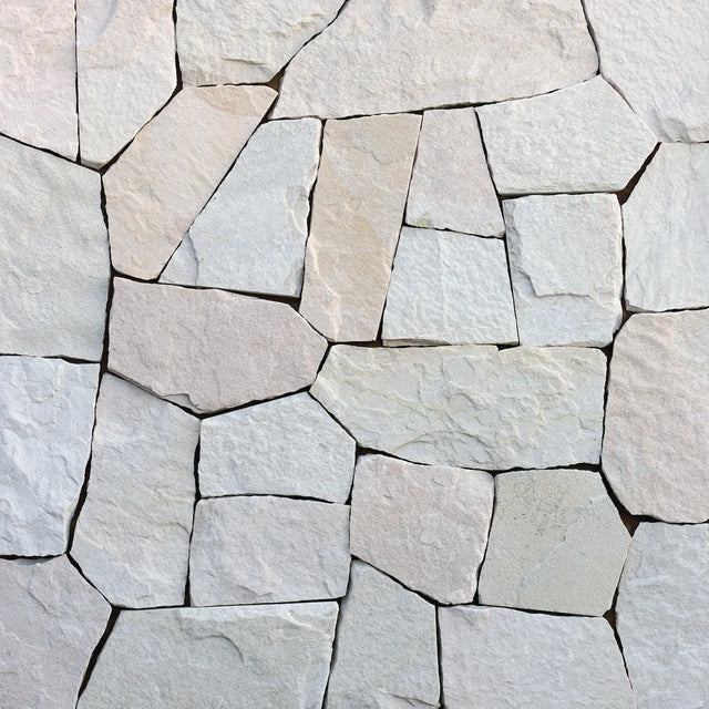 Calista organic walling with pale grey split stone by Tilemall