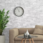 Arctic White Stacked Walling Panel 600x150x15~22mm