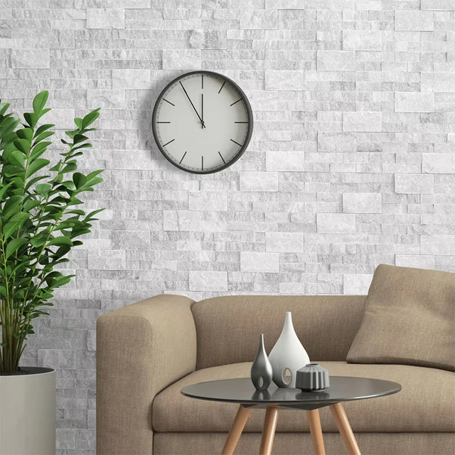Arctic White natural stone surface and installation by Tilemall