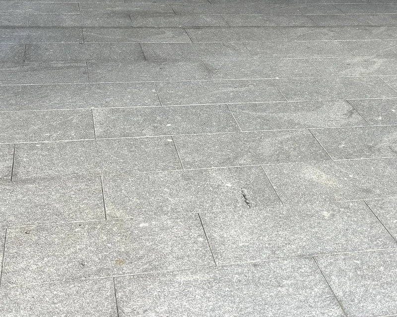 Ocean Grey Granite natural stone surface and installation by Tilemall