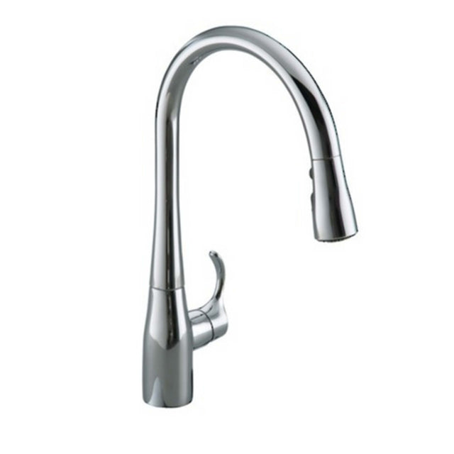 Simplice® Pulldown Kitchen Mixer Chrome Tapware Kohler Default Title  