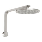 Phoenix NX Quil High-Rise Shower Arm & Rose Brushed Nickel