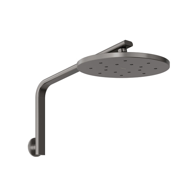 Phoenix Oxley High-Rise Shower Arm & Rose Brushed Carbon, product view