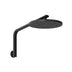 Phoenix Oxley High-Rise Shower Arm & Rose - 4 Star Matte Black