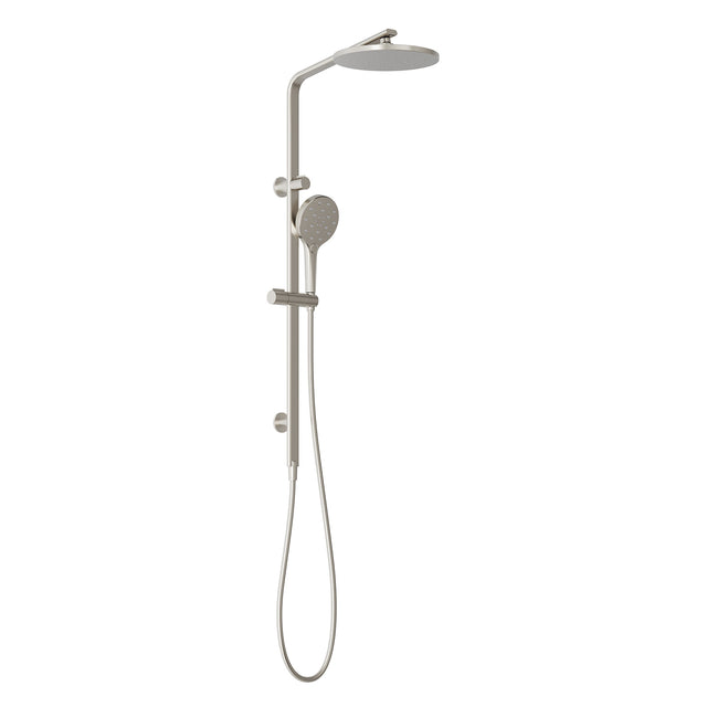 Phoenix Oxley Twin Shower - 4 Star Brushed Nickel, product view