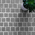 Sesame Grey Granite Mesh-backed Cobblestone Sheet Brick Bond 30mm