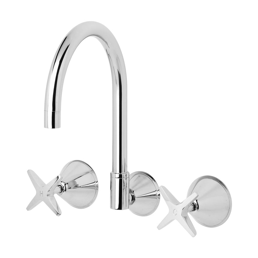 Phoenix Ivy Wall Sink Set Chrome, product view