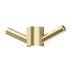 Phoenix Vertical Rail Hook Round Brushed Gold