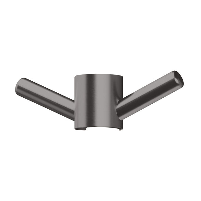 Phoenix Vertical Rail Hook Round Brushed Carbon, product view