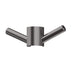 Phoenix Vertical Rail Hook Round Brushed Carbon
