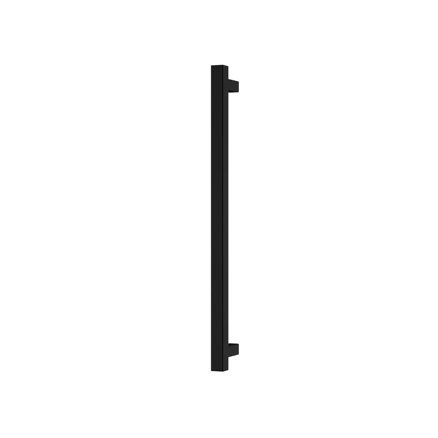 Phoenix Heated Towel Rail Square 600mm Matte Black, product view