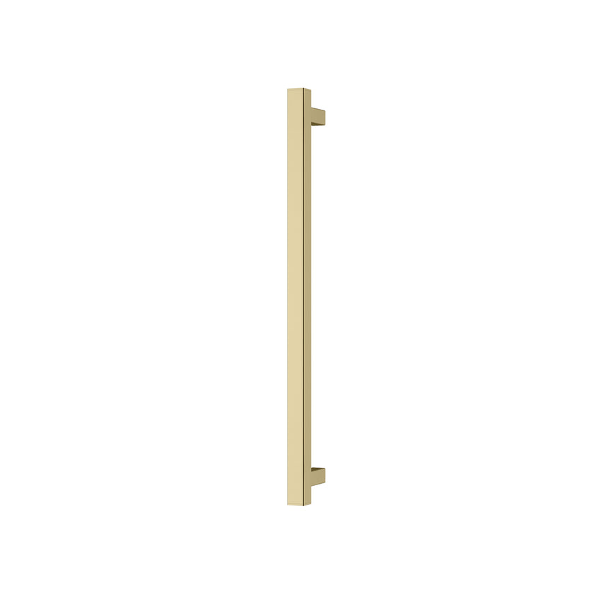 Phoenix Heated Towel Rail Square 600mm Brushed Gold, product view
