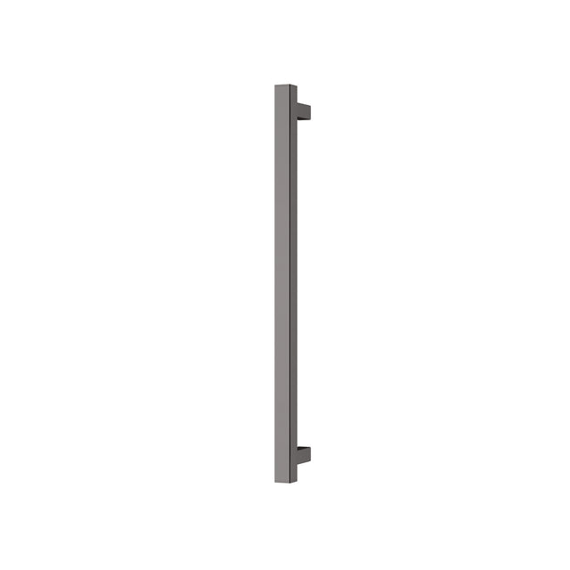 Phoenix Heated Towel Rail Square 600mm Brushed Carbon, product view
