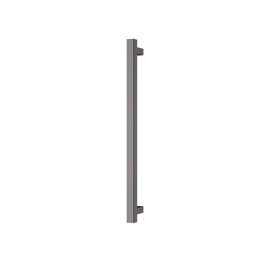 Phoenix Heated Towel Rail Square 600mm Brushed Carbon, product view