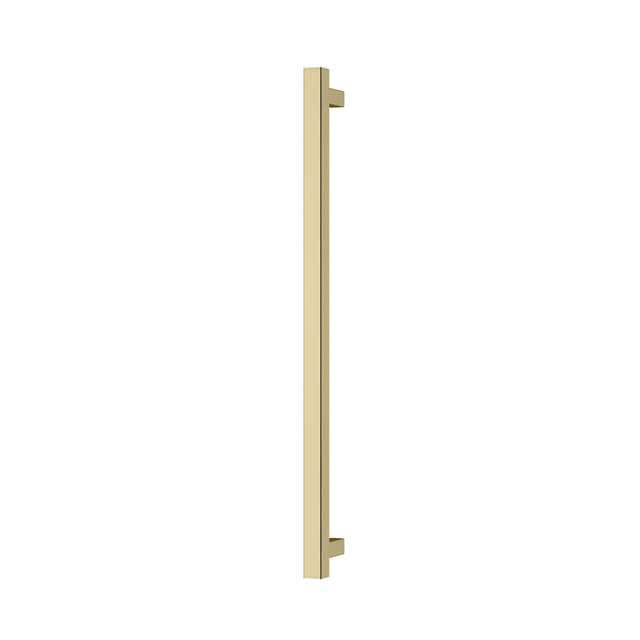 Phoenix Heated Towel Rail Square 800mm Brushed Gold, product view