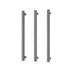 Phoenix Heated Triple Towel Rail Square 600mm Brushed Carbon