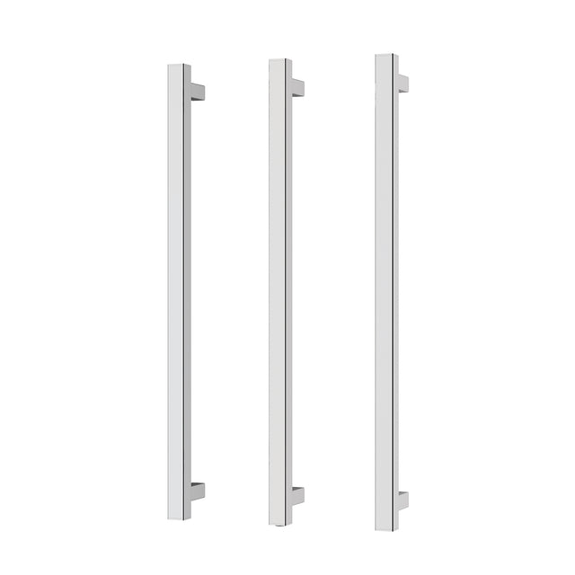 Phoenix Heated Triple Towel Rail Square 800mm Chrome, product view
