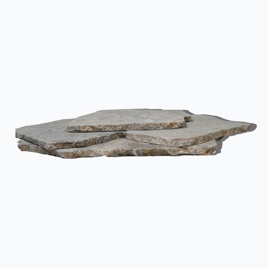 Valas side view of stacked stone samples showing their edges by Tilemall