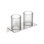 July Double Tumbler Holder Chrome