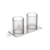 July Double Tumbler Holder Chrome