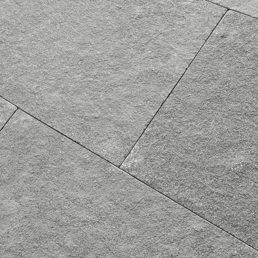 Tandur Grey Limestone natural stone surface and installation by Tilemall