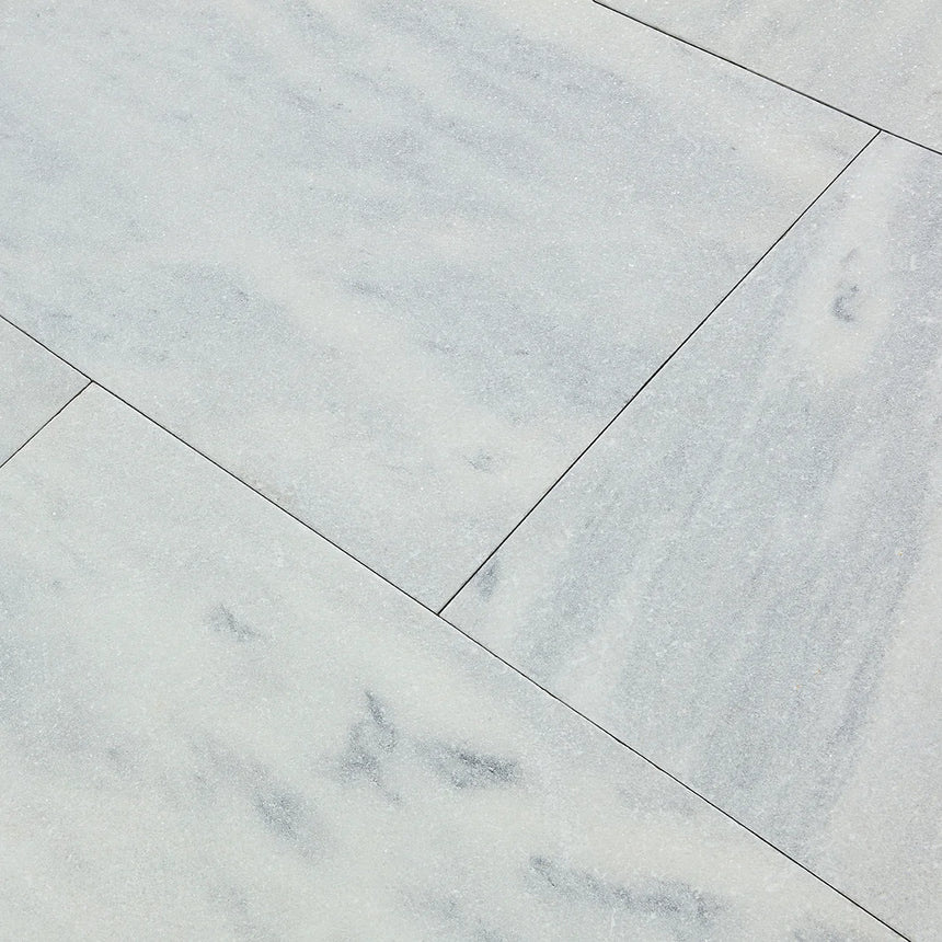 Argento Marble natural stone surface and installation by Tilemall