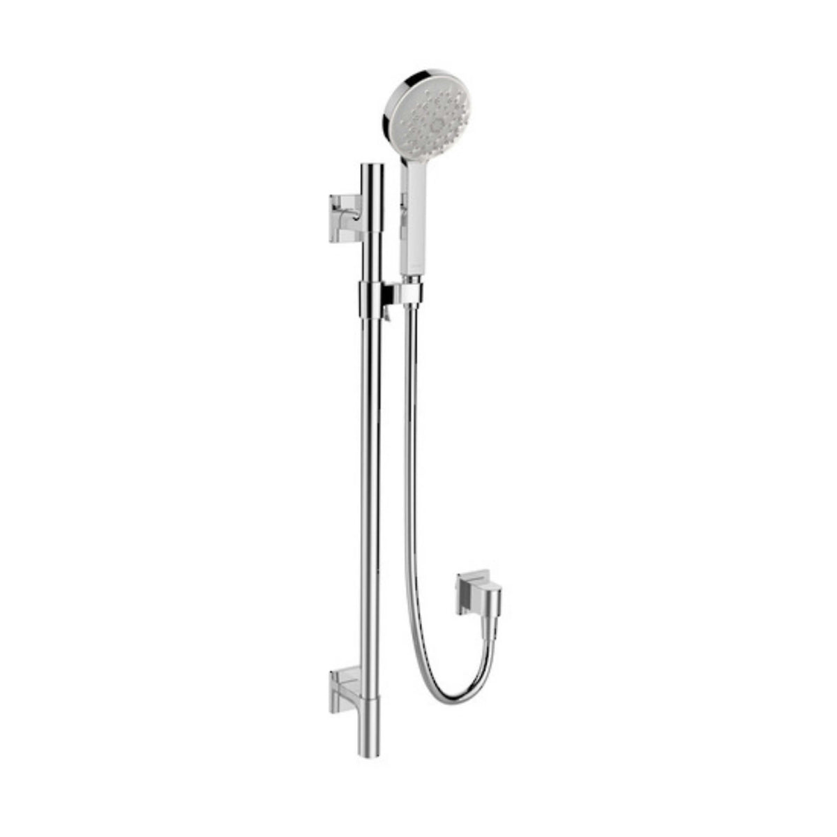 Renew Kohler Shower polished chrome slide rail kit with handheld head by Tilemall