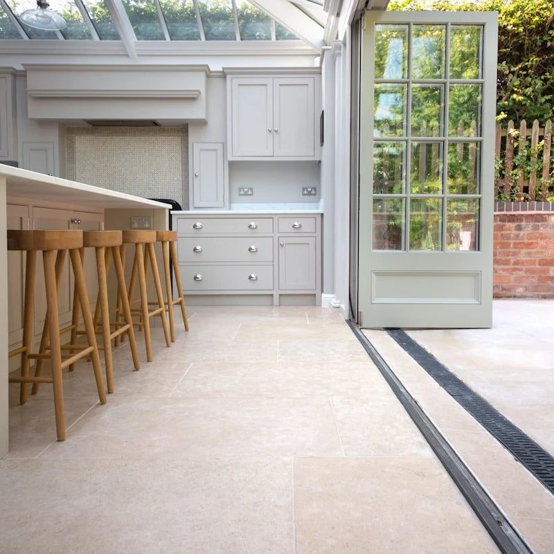 Avani Limestone natural stone surface and installation by Tilemall