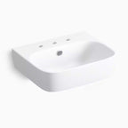 ModernLife Wall Hung Basin with 3 tap holes