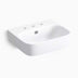 ModernLife Wall Hung Basin with 3 tap holes