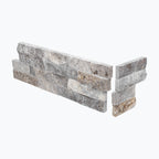 Silver Oak Stacked Stone Corner Set 610x152x15~22mm